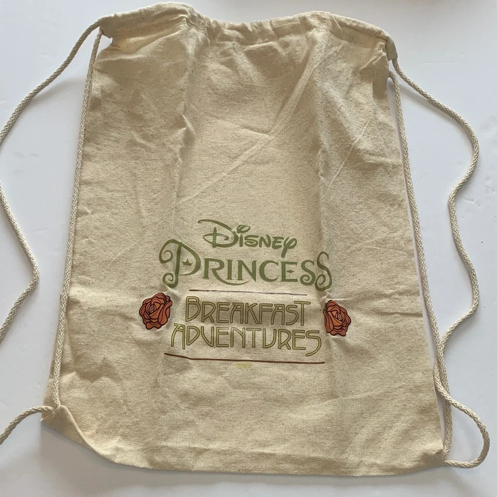 Original Disney Princess Cream Adventure Bag. Pre- owned. Size: 13x17.